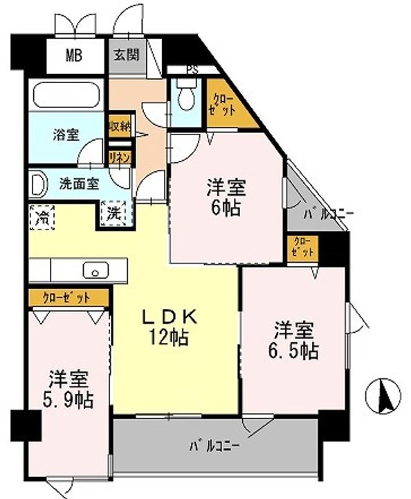 セイクレッドの間取り