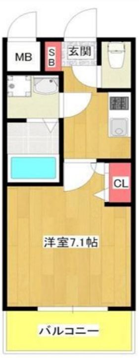 アドバンス大阪ベイストリートの間取り