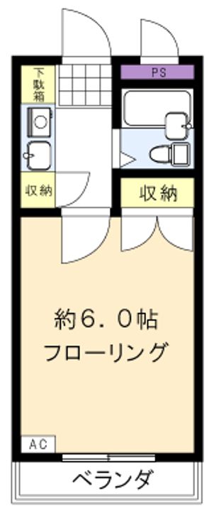 メゾンドフローレスIIの間取り
