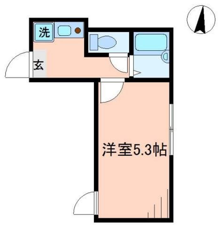 東京都荒川区荒川6(アパート)の賃貸物件の間取り