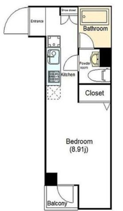 東京都杉並区荻窪2(マンション)の賃貸物件の間取り