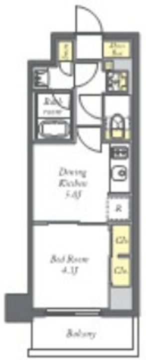 ディームス根岸の間取り