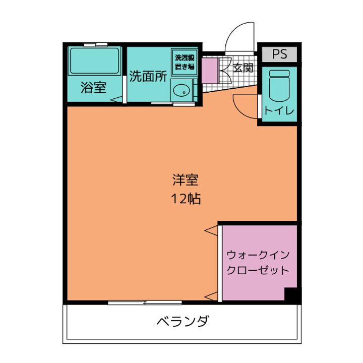 ブリッジゲート Sの間取り