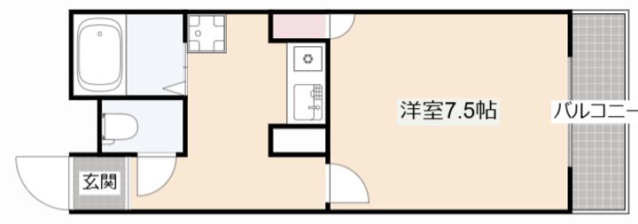 大阪府高槻市城西町(マンション)の賃貸物件の間取り