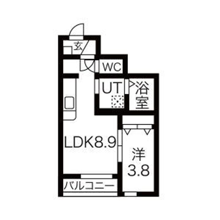 オリーブ5番館の間取り