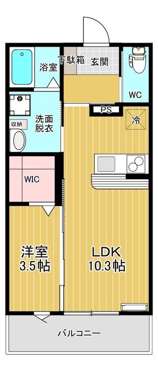 レジデンスちはるの間取り