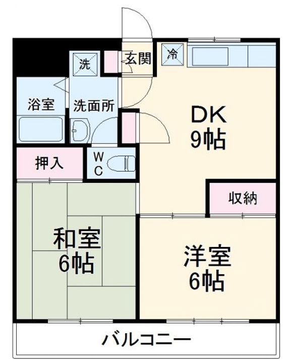 菊屋マンションの間取り