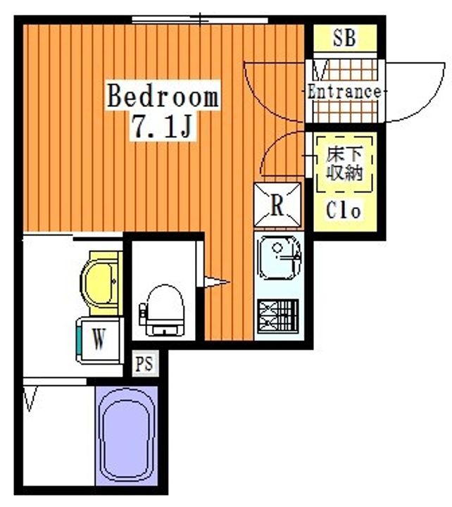 東京都葛飾区東金町3(アパート)の賃貸物件の間取り