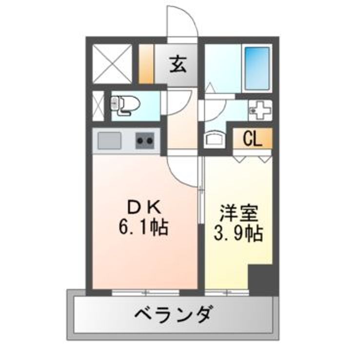 フリーダムレジデンス松原上田IIの間取り