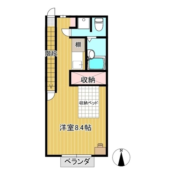 コーポユリカ2の間取り