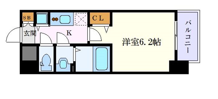 プレサンス丸の内城雅の間取り