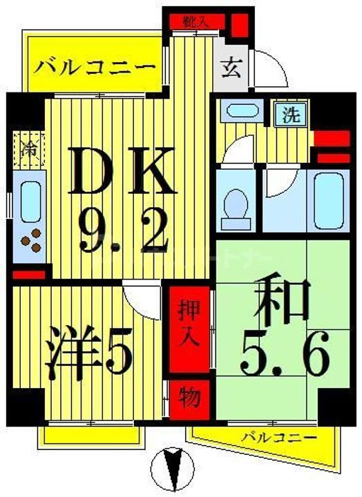 パーク・ノヴァ亀戸の間取り