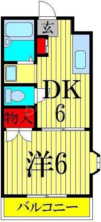 パークレーン東和の間取り