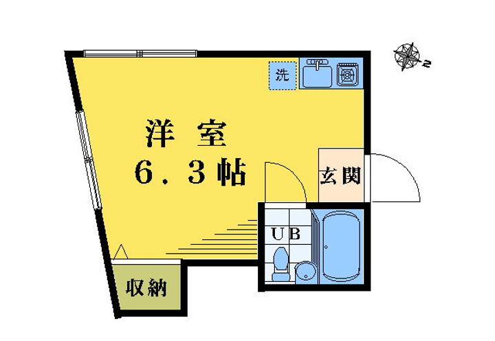 エトワール落合の間取り