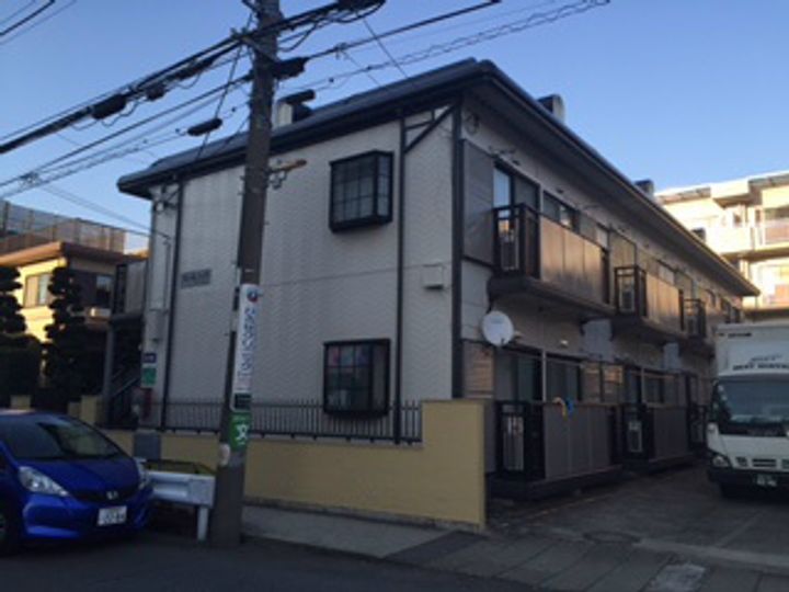 神奈川県川崎市中原区下小田中1(アパート)の賃貸物件の外観