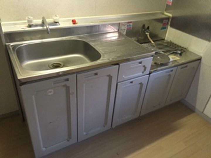 神奈川県川崎市中原区下小田中1(アパート)の賃貸物件のキッチン