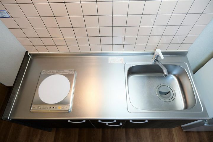 岡山県倉敷市中庄(アパート)の賃貸物件のキッチン