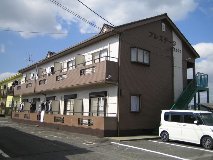 岡山県倉敷市中庄(アパート)の賃貸物件の外観