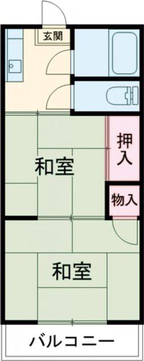 光陽荘の間取り