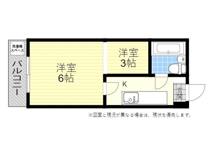 大津コーポの間取り