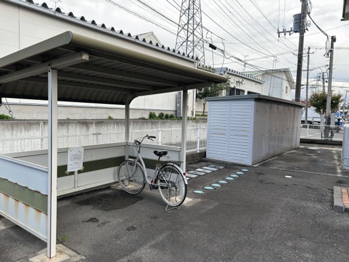 エバーグリーンA棟の地図