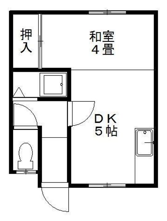 浅野ハイツ第一の間取り