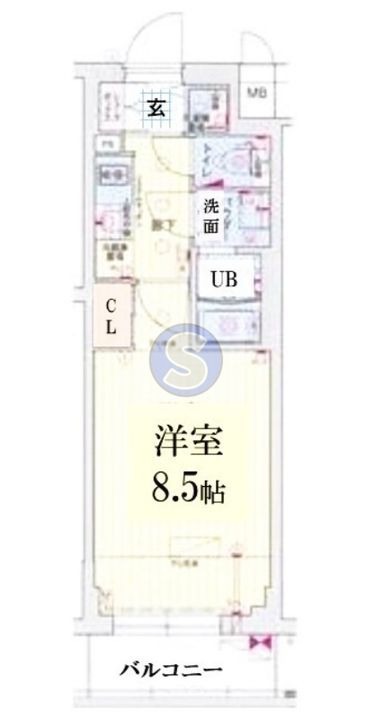 ソルテラス京都東寺HOMAREの間取り