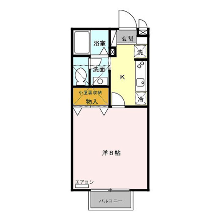 メゾンモナリエの間取り