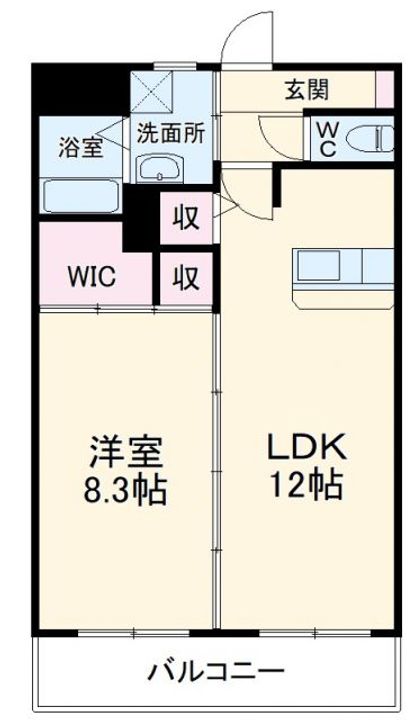 シャンブルコートの間取り