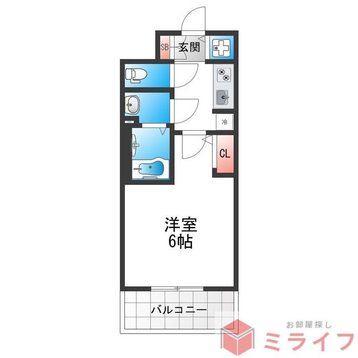 S-RESIDENCE高井田beletaの間取り