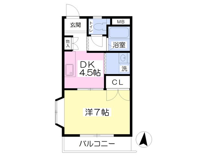 アーバンライフ新河原町の間取り
