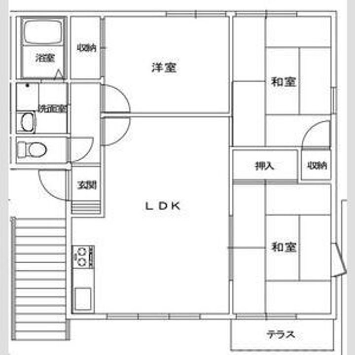 ラフォーレ羽生東B棟の間取り