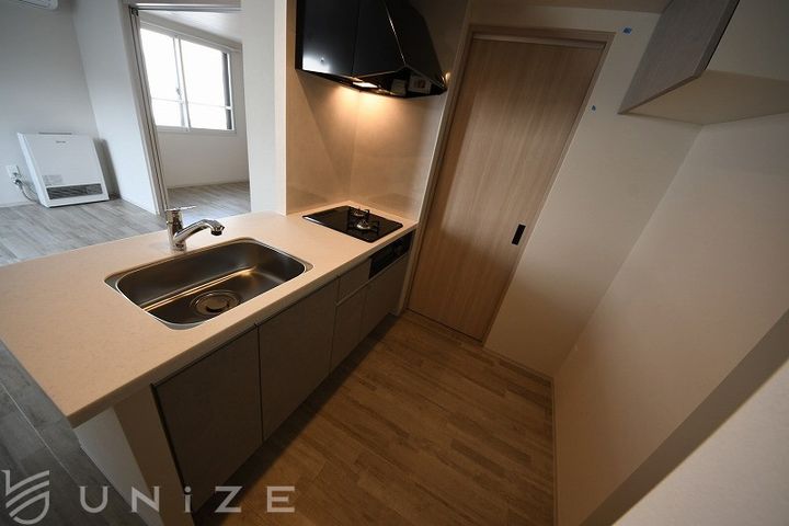 北海道札幌市豊平区中の島二条2(マンション)の賃貸物件のキッチン