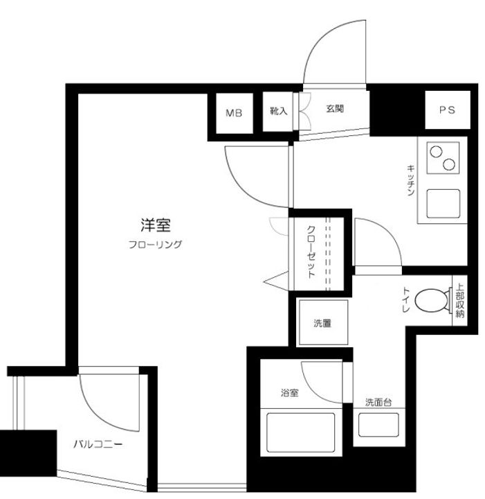 エルフラット板橋の間取り