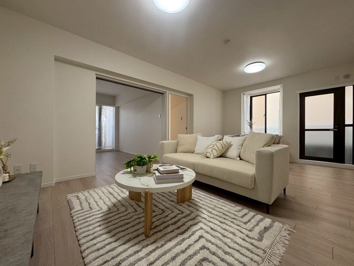 ロイヤル芦屋川の居間