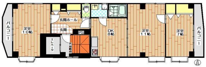 宇井ビルの間取り