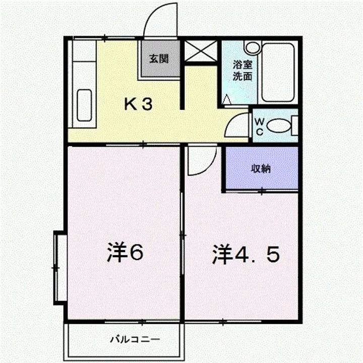 メゾンパークの間取り