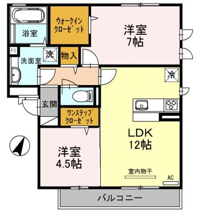 アルページュの間取り