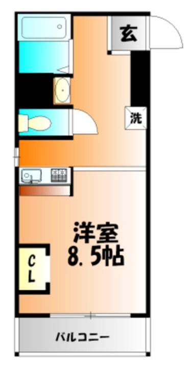 サーパス大供の間取り