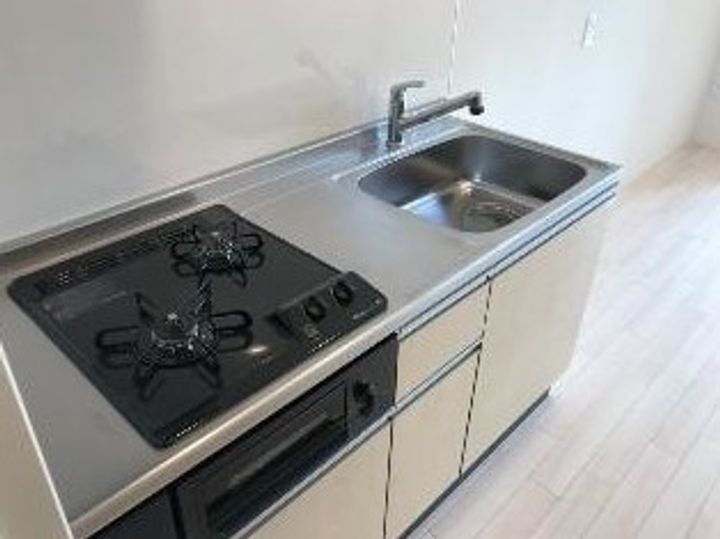 神奈川県川崎市中原区宮内2(アパート)の賃貸物件のキッチン