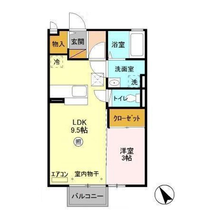 ユーメ・ハイムの間取り