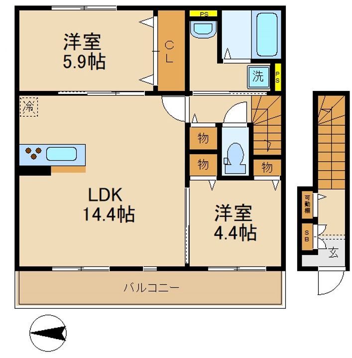 パークハウス大久保の間取り