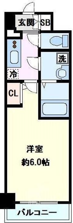 エスリード新福島の間取り