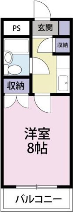 元木ハイツの間取り
