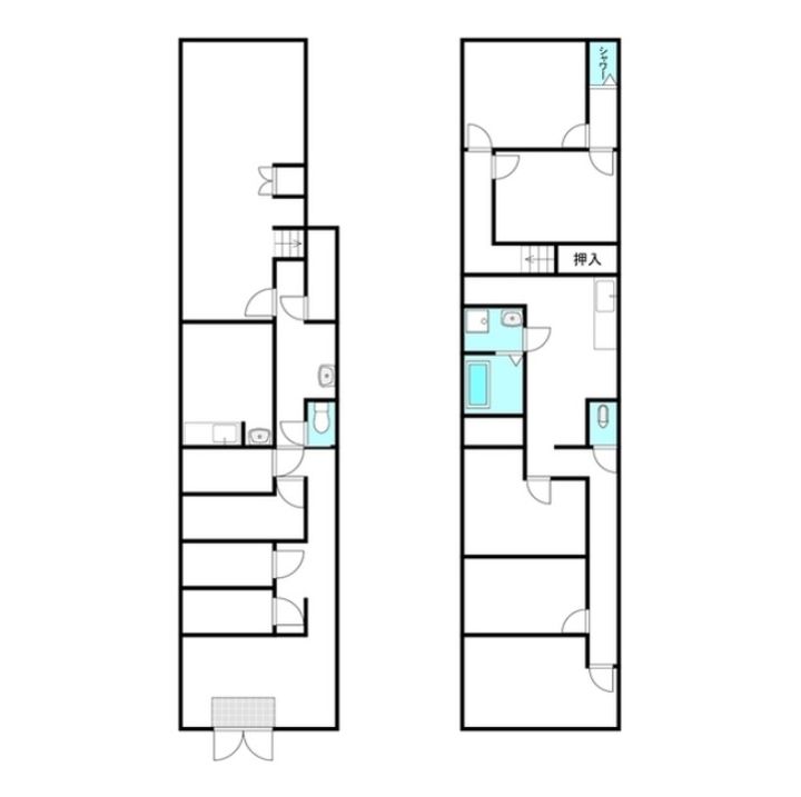 茨城県土浦市桜町2(一戸建)の賃貸物件の間取り