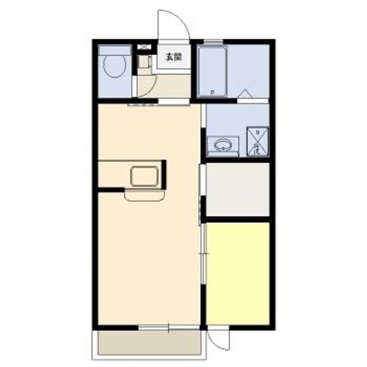 キャッスルハイツC棟の間取り