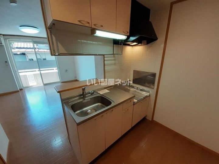 茨城県水戸市笠原町(アパート)の賃貸物件のキッチン