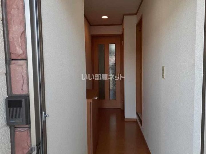 茨城県水戸市笠原町(アパート)の賃貸物件の玄関