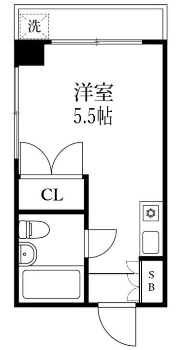 ハイツサンフローラの間取り