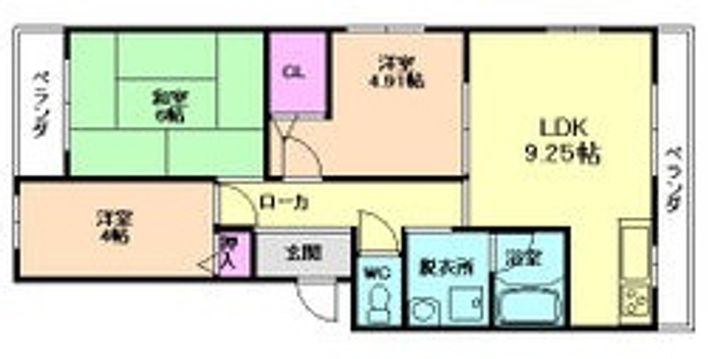 ファーストレジデンス平野の間取り